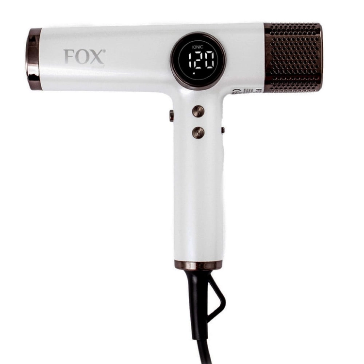 Profesjonalna suszarka do włosów FOX Pearl o mocy 1800W w niezwykle eleganckiej obudowie.