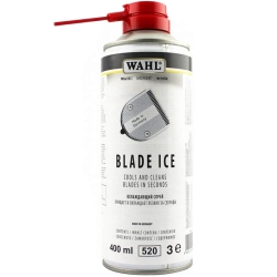 Profesjonalny spray do maszynek WAHL Blade Ice 4w1 o pojemności 400 ml.
