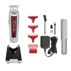 Szerokie, precyzyjne ostrze tnące T-Wide, w które wyposażony jest trymer do włosów WAHL Detailer Cordless.
