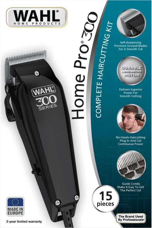 Niezawodny silnik cewkowy 10W napędzający model maszynka do strzyżenia włosów WAHL Home Pro 300.