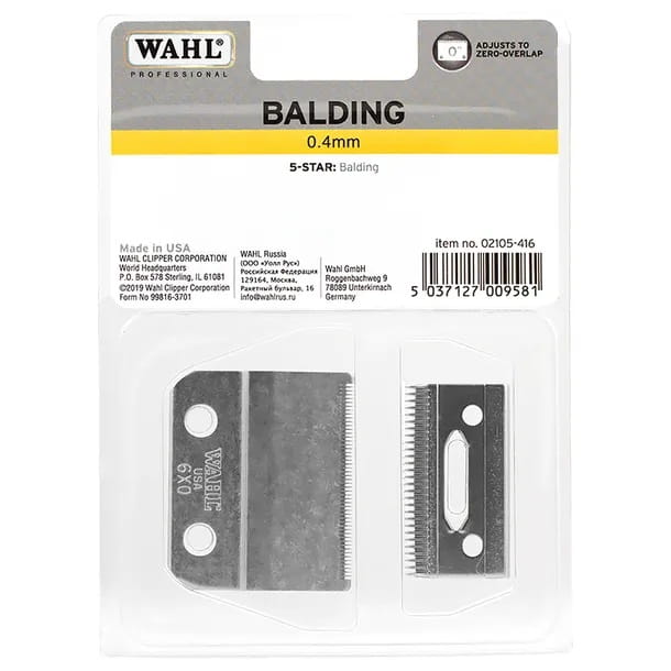 Oryginalny zestaw tnący Wahl 2105-416 do maszynki Balding.