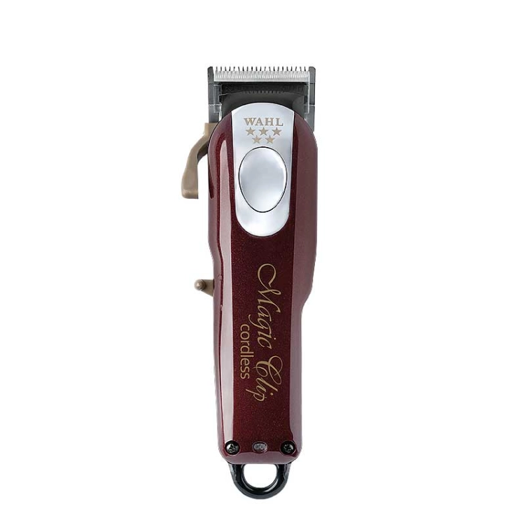 Innowacyjne ostrze Stagger-Tooth z naprzemiennymi ząbkami w bezprzewodowej maszynce Wahl Magic Clip Cordless.
