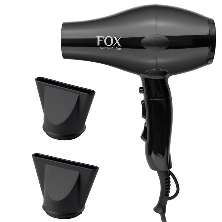 Kompaktowa suszarka do włosów Fox Smart Student o mocy 2100W.