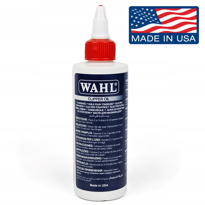 Oryginalny olejek do konserwacji ostrzy Wahl 3310-1102 Clipper Oil 118.3 ml.