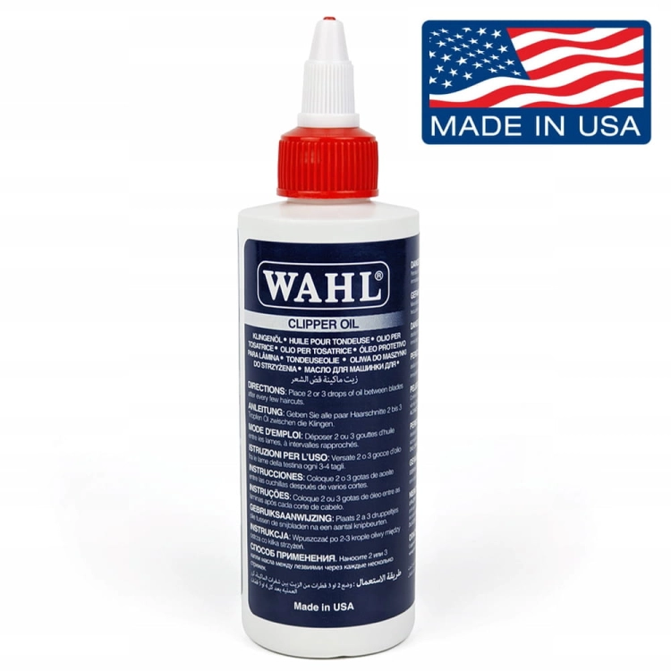 Oryginalny olejek do konserwacji ostrzy Wahl 3310-1102 Clipper Oil 118.3 ml.