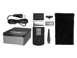 Czarna golarka podróżna Wahl 3615-1016 Travel Shaver.
