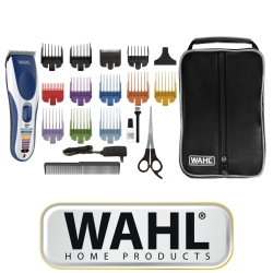 Maszynka bezprzewodowa Wahl 9649-016 Color Pro Cordless z kolorowymi nasadkami.