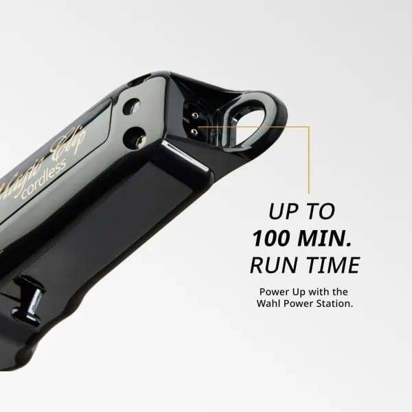 Perfekcyjne cieniowanie fade dzięki technologii Crunch Blade w modelu WAHL Black Cordless.