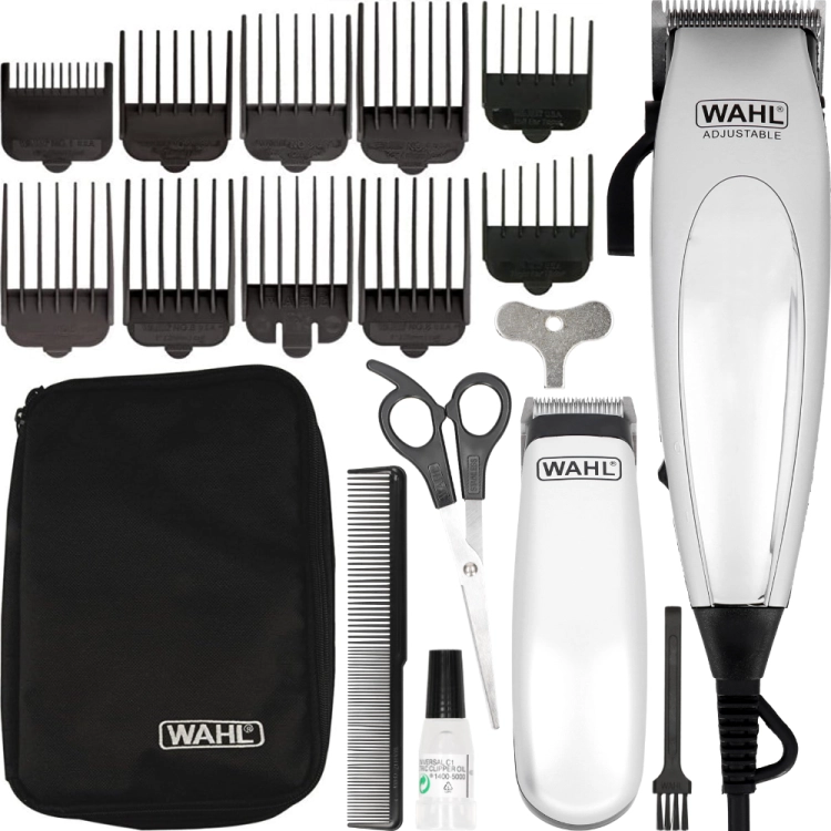 Zestaw strzyżący Wahl 79305-1316 Deluxe Home Pro zawierający maszynkę i trymer.