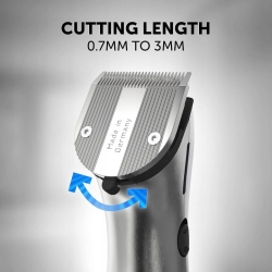 Mechanizm regulacji długości cięcia 0.7 - 3 mm w nożu Wahl 1854-7372.