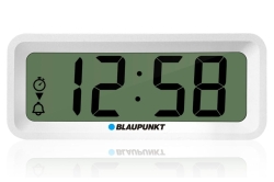 Zegarek Blaupunkt CL04WH przymocowany na magnes do metalowej powierzchni.