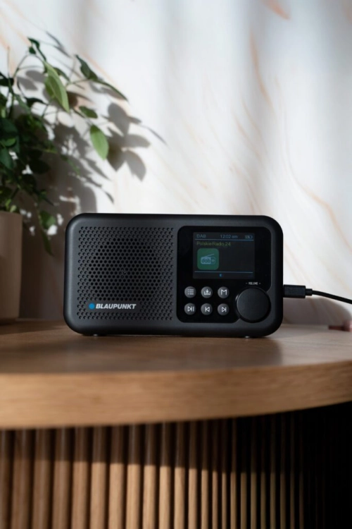 Radio cyfrowe DAB+ BLAUPUNKT DR8BK Czarne Przenośne BT