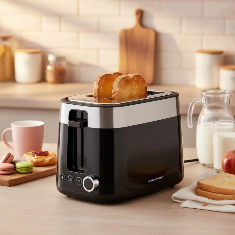 Mechanizm wysokiego podnoszenia pieczywa w tosterze Blaupunkt TSP412.