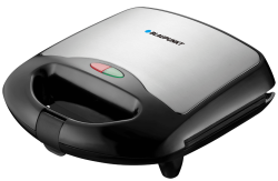 Czarny opiekacz do kanapek Blaupunkt SMS411 o mocy 750W.