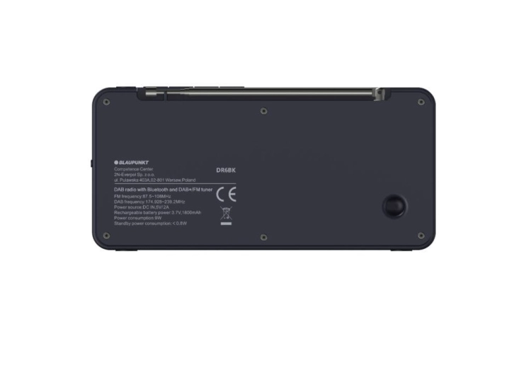 Radio przenośne DAB Blaupunkt DR6BK Czarne