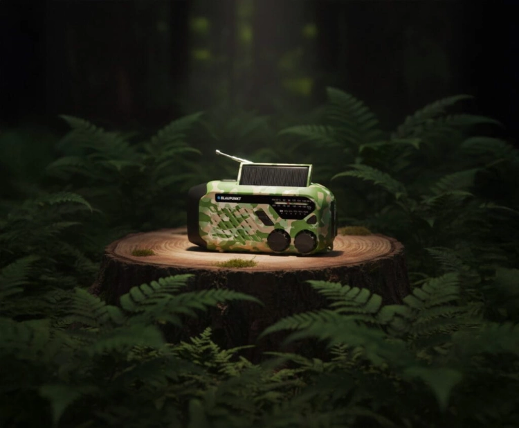Radio survivalowe Blaupunkt ER10GC Latarka Dynamo Solar