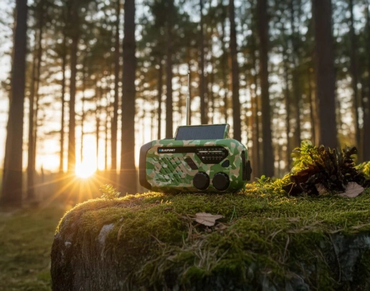 Radio survivalowe Blaupunkt ER10GC Latarka Dynamo Solar