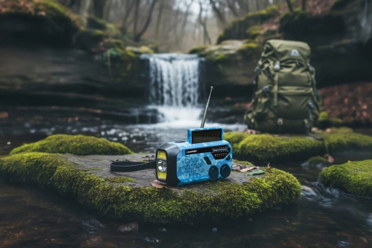 Radio survivalowe Blaupunkt ER10BC Latarka Dynamo Solar