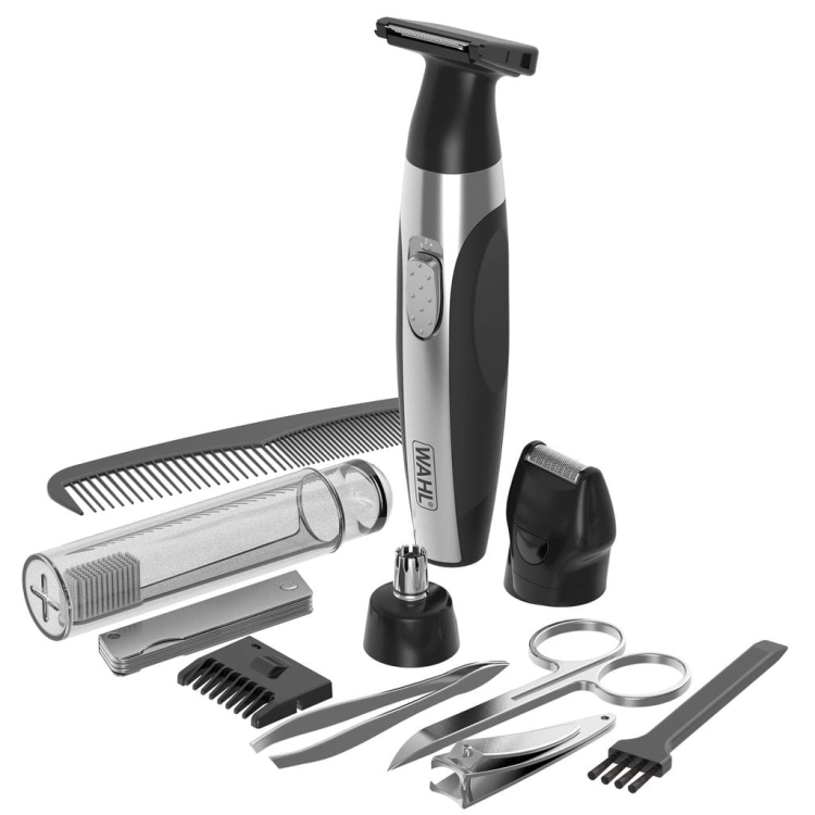 Kompletny męski zestaw podróżny w etui Wahl 5604-616 Deluxe Travel Kit.