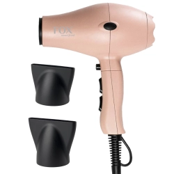 Profesjonalna suszarka do włosów Fox Smart Front Sandy Peach 2100W w wyjątkowym, pastelowym kolorze brzoskwiniowym.