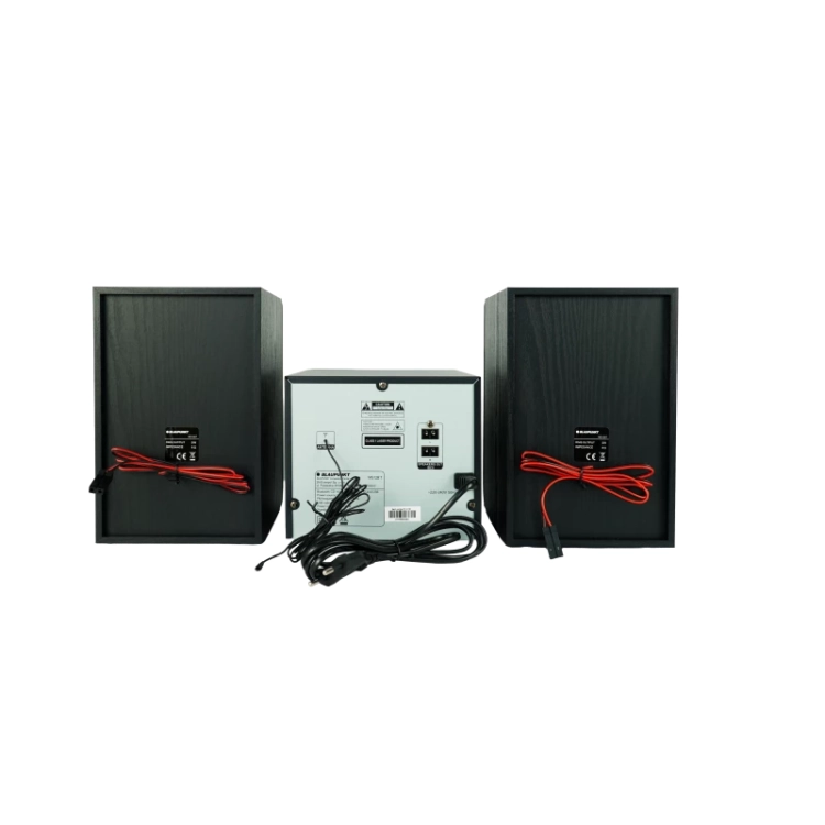 Mikrowieża Blaupunkt MS12BT FM/BT/CD/USB/AUX Bluetooth Pilot 30W Czarna