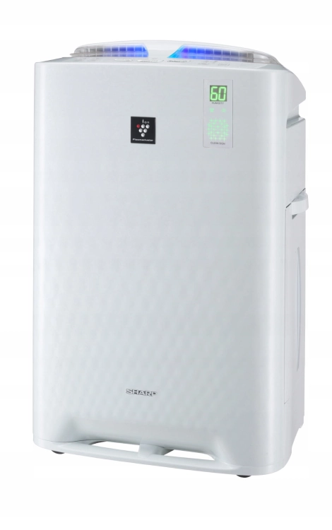 Trzystopniowy system filtracji powietrza z filtrem HEPA H13 w modelu Sharp KC-A50EU-W.