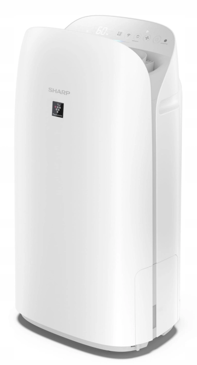 Trzystopniowa filtracja z wysokiej klasy filtrem HEPA w modelu Sharp UA-KCP100E-W.