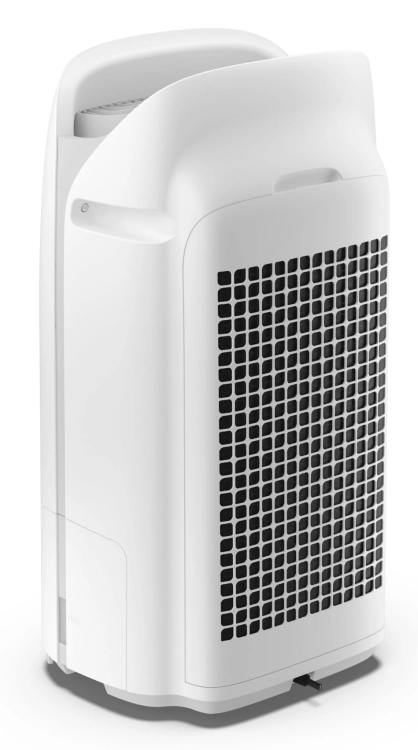 Wygodne sterowanie Wi-Fi z poziomu smartfona dla oczyszczacza Sharp UA-KCP100E-W.