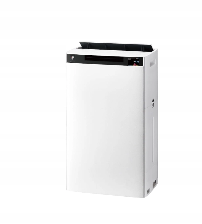 Zaawansowany panel sterowania AI i wyświetlacz w modelu oczyszczacz Sharp KI-TX75EU-W.
