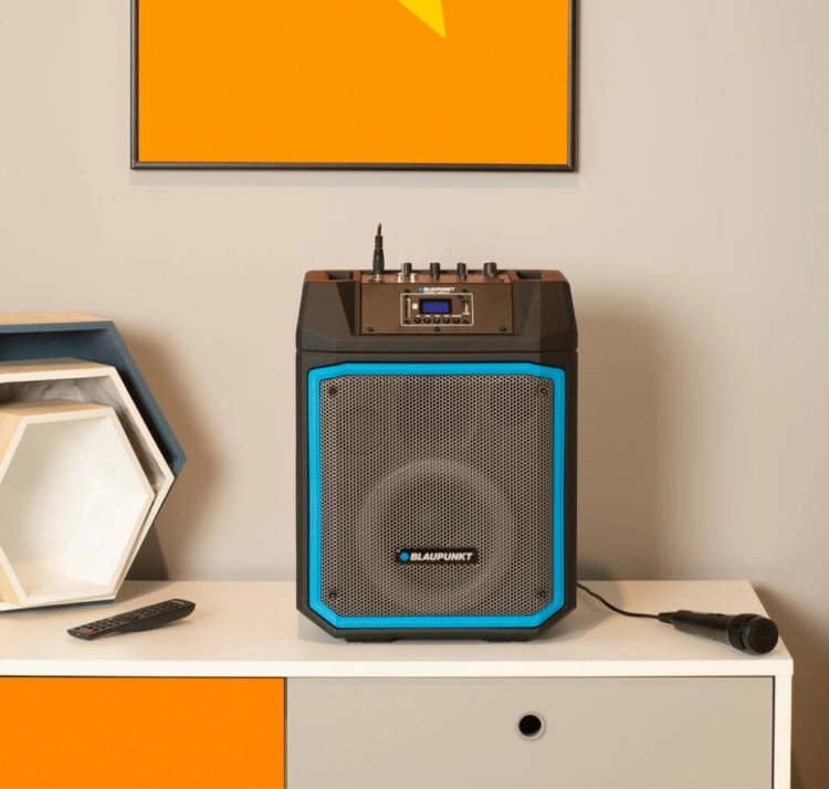 Głośnik BT Karaoke Blaupunkt MB06 FM/BT/USB/SD/AUX + Mikrofon