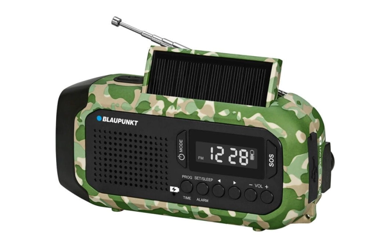 Wbudowana latarka LED i lampka do czytania w awaryjnym modelu Blaupunkt ER20GC.