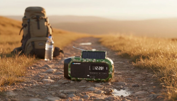 Radio alarmowe Blaupunkt ER20GC SURVIVAL AM/FM/SOS Latarka Dynamo Solar