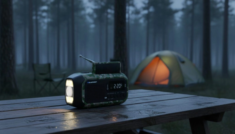 Radio alarmowe Blaupunkt ER20GC SURVIVAL AM/FM/SOS Latarka Dynamo Solar