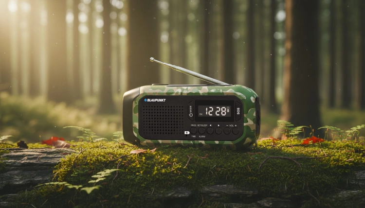 Radio alarmowe Blaupunkt ER20GC SURVIVAL AM/FM/SOS Latarka Dynamo Solar