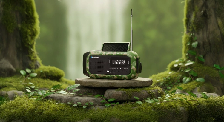 Radio alarmowe Blaupunkt ER20GC SURVIVAL AM/FM/SOS Latarka Dynamo Solar
