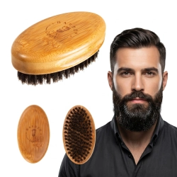 Profesjonalny kartacz do brody Fox Barber z naturalnym włosiem dzika.