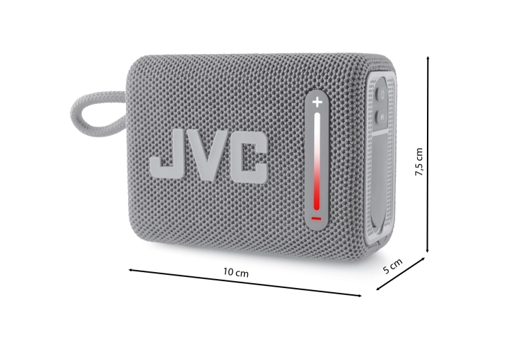 Głośnik Bluetooth JVC XS-E114G Radio FM Szary IPX6 TWS 12h