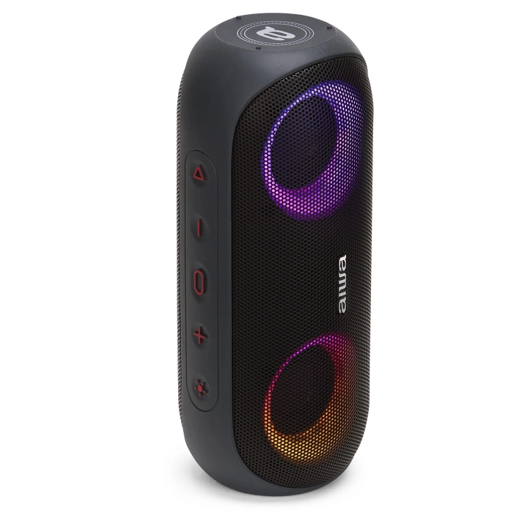 Głośnik Bluetooth AIWA BST-650 20W Mocny Bas IPX7 RGB Radio FM TWS