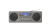 Cyfrowe radio DAB+ i czytelny wyświetlacz na froncie mikrowieży JVC RD-E861B.