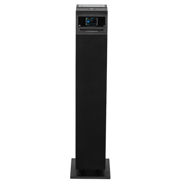 Wbudowany odtwarzacz CD i czytelny wyświetlacz TFT w modelu AKAI Aerobeat Pillar.