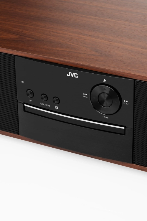 Wieża JVC RD-E761 All-In-One Bluetooth CD USB Radio FM Pilot Drewno