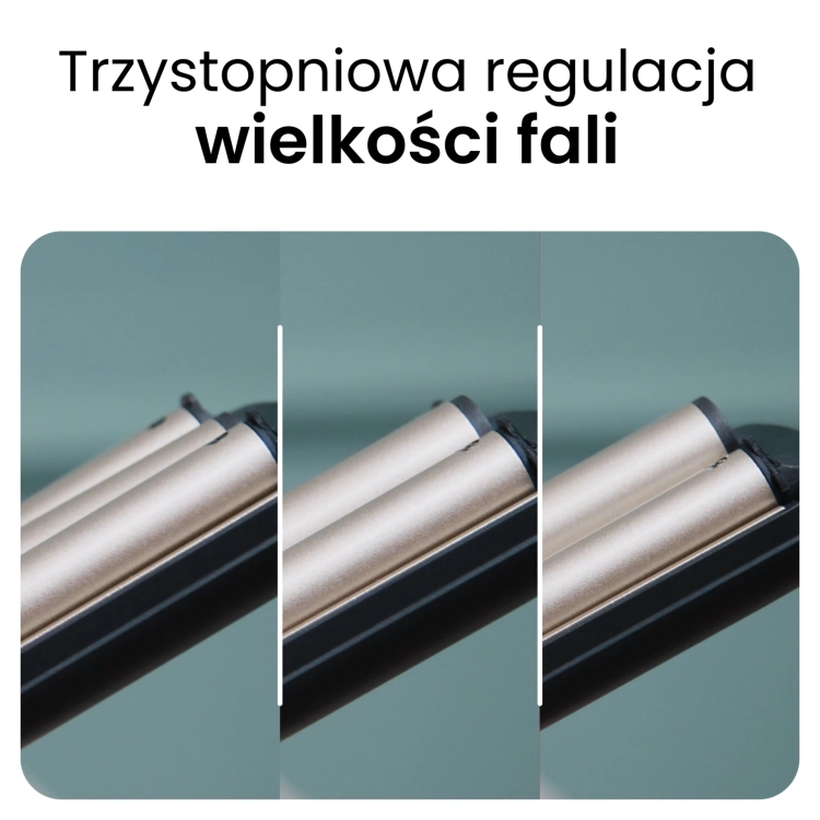 Falownica do włosów Huslog BE-570134 LED 100W 100-200°C Obrotowy przewód