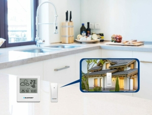 Minimalistyczna, biała obudowa pasująca do każdego wnętrza w stacji Blaupunkt WS10WH z Yago 24.pl.