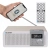 Przenośne radio z modułem Bluetooth Blaupunkt PP14BT w eleganckiej biało-drewnianej obudowie.