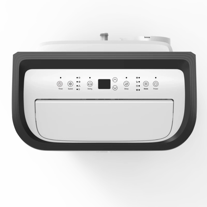Intuicyjny panel sterowania i wyraźny boczny wyświetlacz LED w urządzeniu Blaupunkt ACP616H.