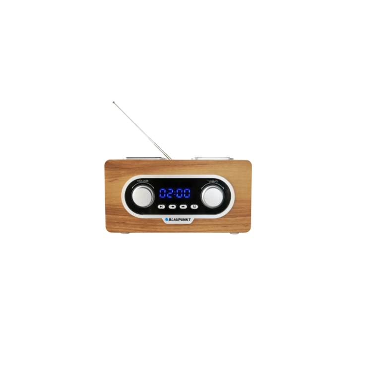 Radioodtwarzacz Przenośny Blaupunkt PP5.2CR Drewno Budzik MP3