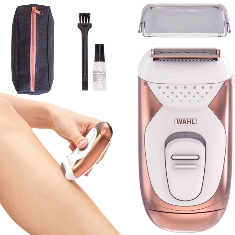 Bezprzewodowa golarka damska Wahl 7067 Ladies Shaver o ergonomicznym kształcie.