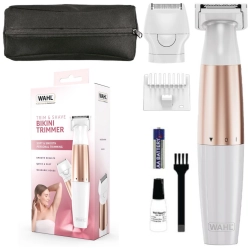 Bezprzewodowy trymer damski 2w1 Wahl 3028668 do stylizacji okolic bikini.