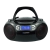 Otwierany od góry mechanizm napędu płyt CD (Audio/MP3) w radiu Blaupunkt BB18BK.