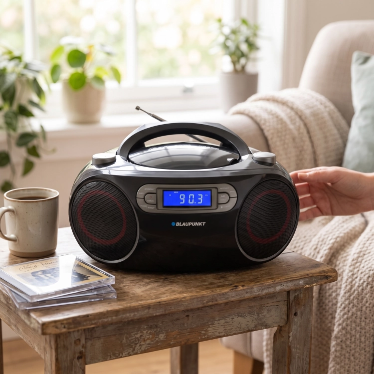 Boombox Blaupunkt BB18BK Radio CD MP3 USB AUX Czarny